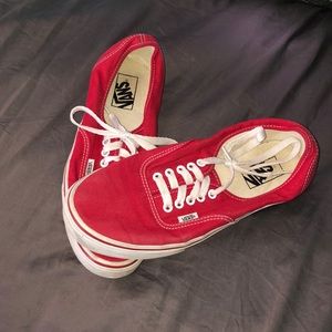 Unisex Red Vans